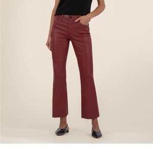 Kut from the Kloth Burgundy Flare Jeans